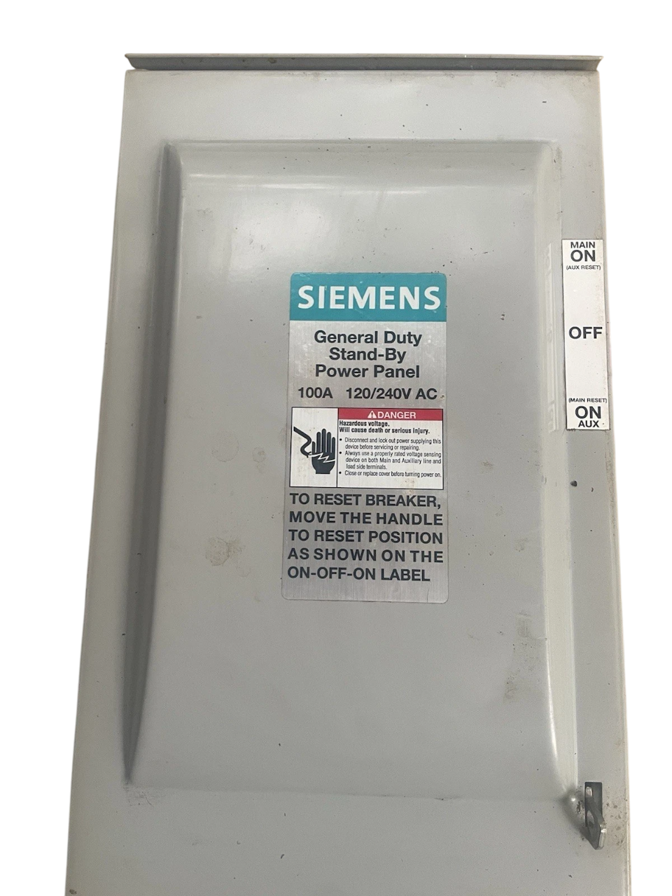 Siemens NF324DTK Manual Transfer Switch | 240V 200A 3P 3PH Non-Fusible Double Throw