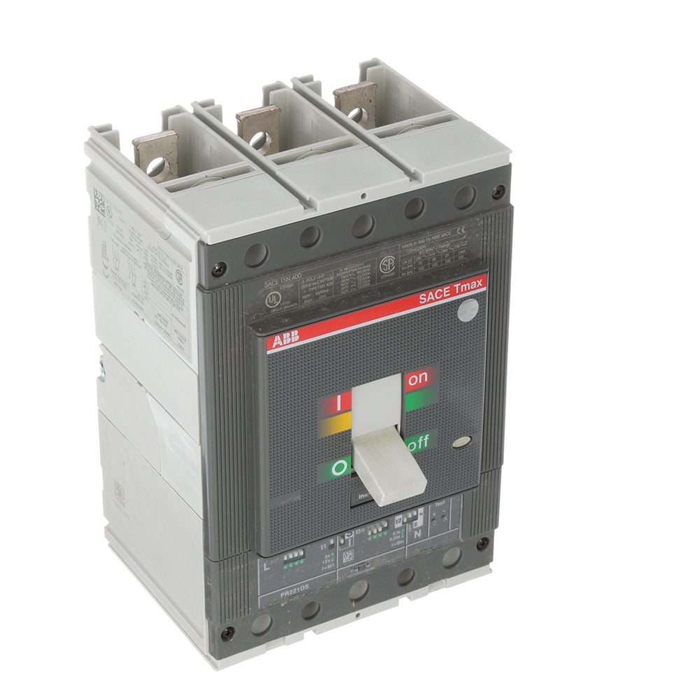 ABB T5N400BW Circuit Breaker | 600V 400A 3P 25kA@480V Bolt-On SACE Tmax