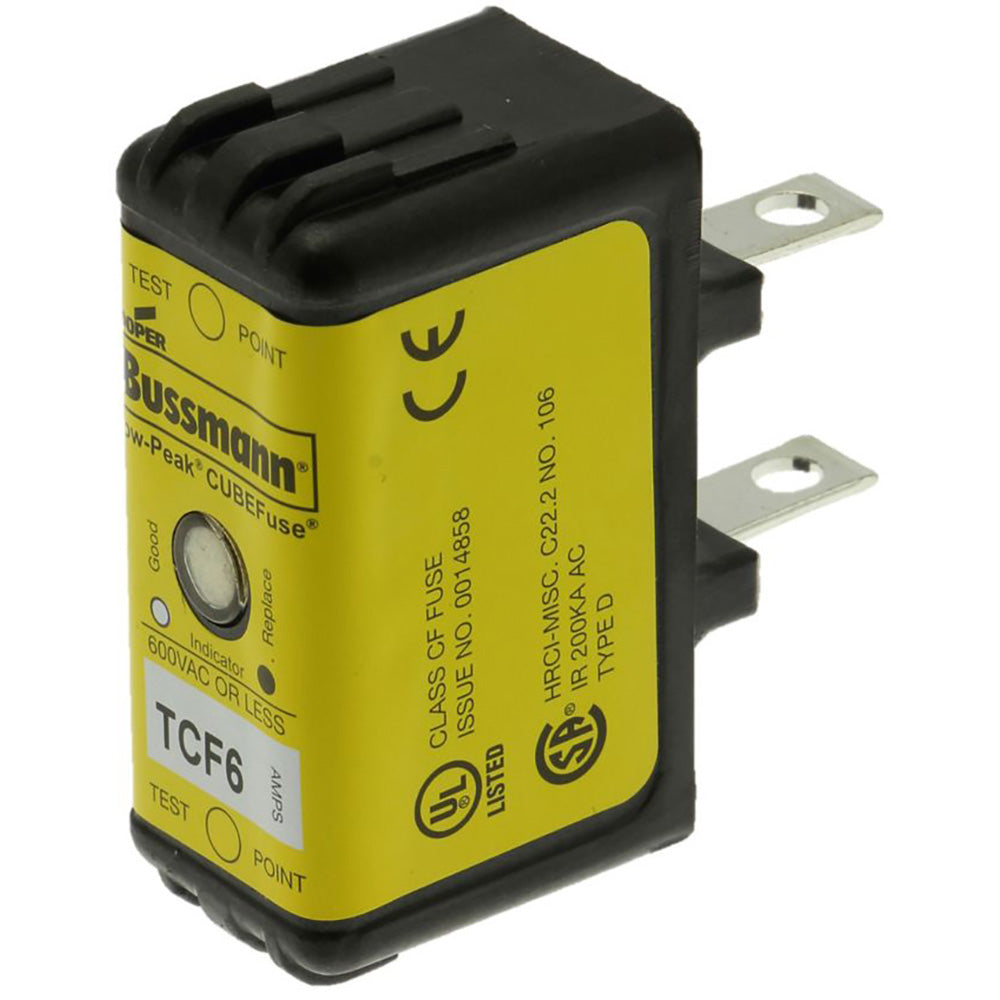 Bussmann TCF6 Low Voltage Fuse | 600V 6A 300kA@600V TD