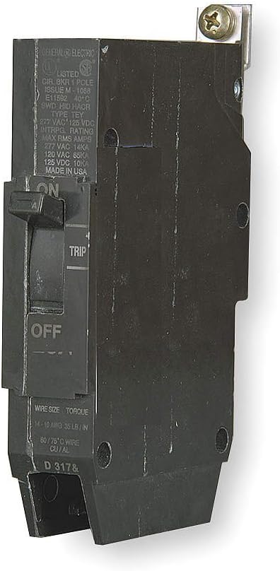 TEY140 - General Electric Bolt-on 277V 40A 1 pole circuit breaker 14kA@277V - Essential Electric Supply