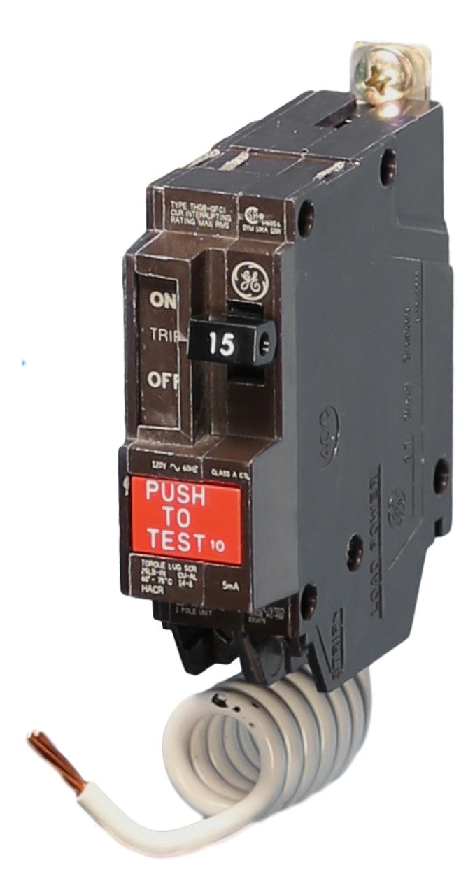 THHQB1115GF - General Electric Bolt-On 120V 15A 1 pole circuit breaker 22kA@120V - Essential Electric Supply