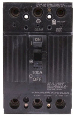 THQD32100WL - General Electric Feed-Thru 100 Amp 3 Pole Circuit Breaker - Essential Electric Supply