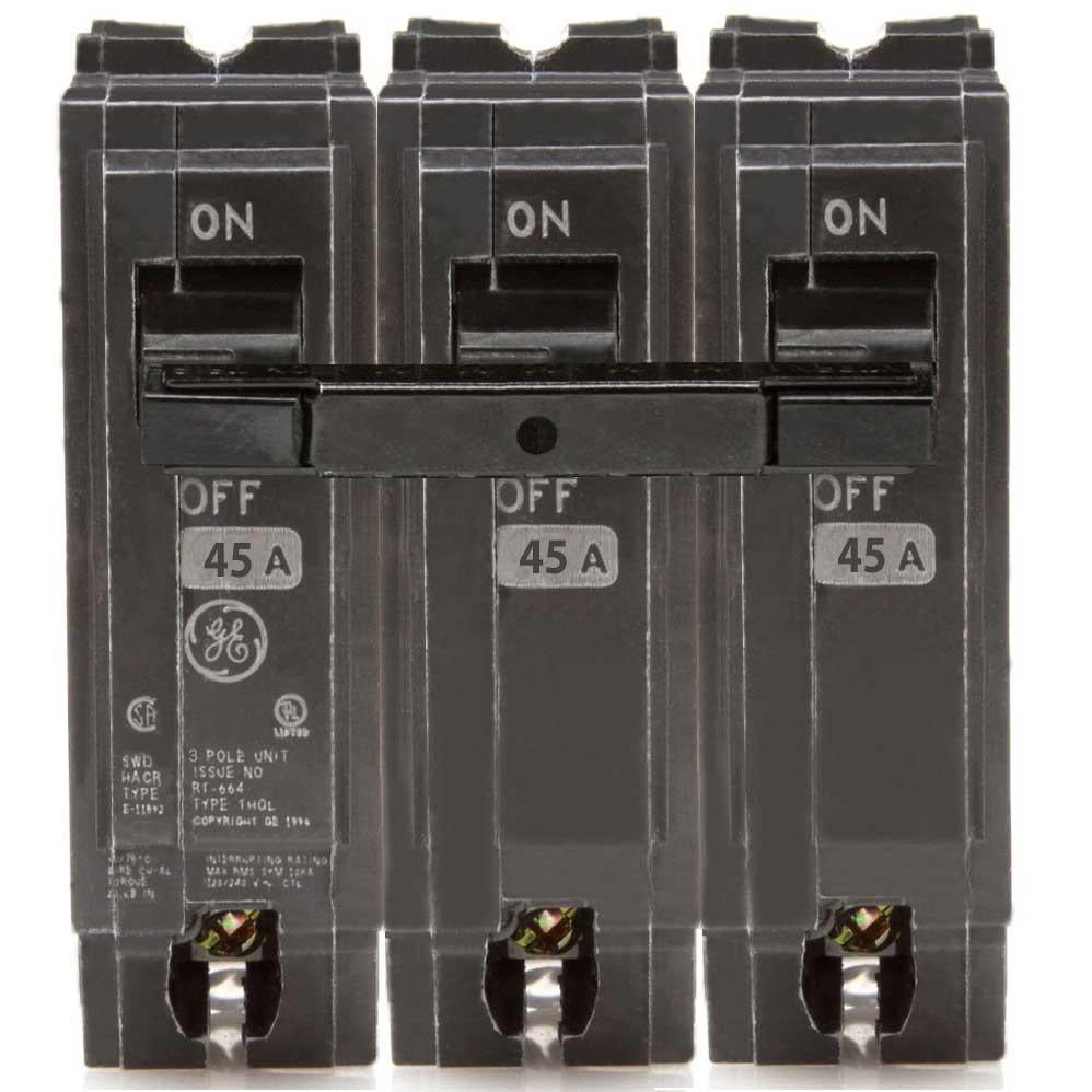 General Electric THQL32045 Circuit Breaker | 240V 45A 3P 10kA@240V Q-Line