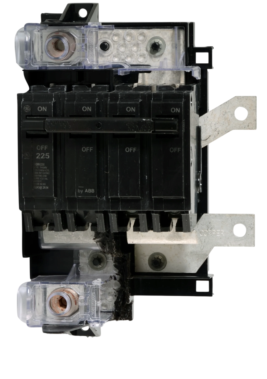 General Electric THQMV200B Circuit Breaker | 120V 200A 2P 22kA@240V Plug-In PowerMark Gold