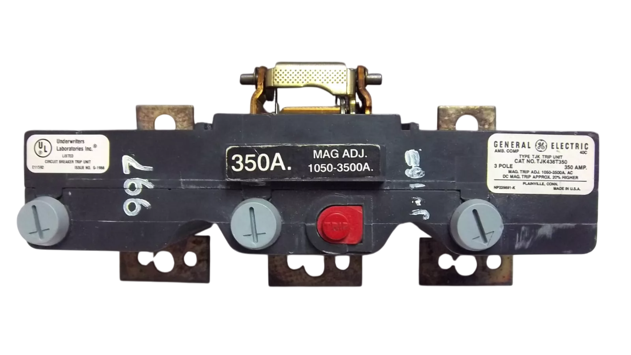 General Electric TJK436T350 Circuit Breaker | 350A 600V 3P LI Thermal Magnetic J600 Line