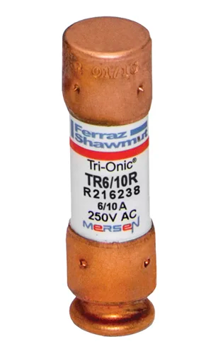 Mersen TR6/10R Low Voltage Fuse 250V 6A 200kA@250V RK5 Tri-Onic