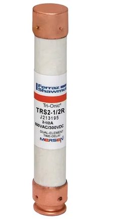 Mersen TRS2-1/2R Low Voltage Fuse 600V 2A 200kA@600V RK5 Tri-Onic