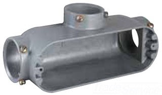 Hubbell TWOT1 Aluminum Conduit Body | ½" Slip 3.8 cu in Killark