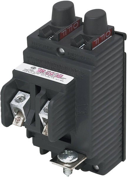 Connecticut Electric UBIP2020 Circuit Breaker | 2 Pole 20A 120/240V 10kA@120V Plug-In Pushmatic