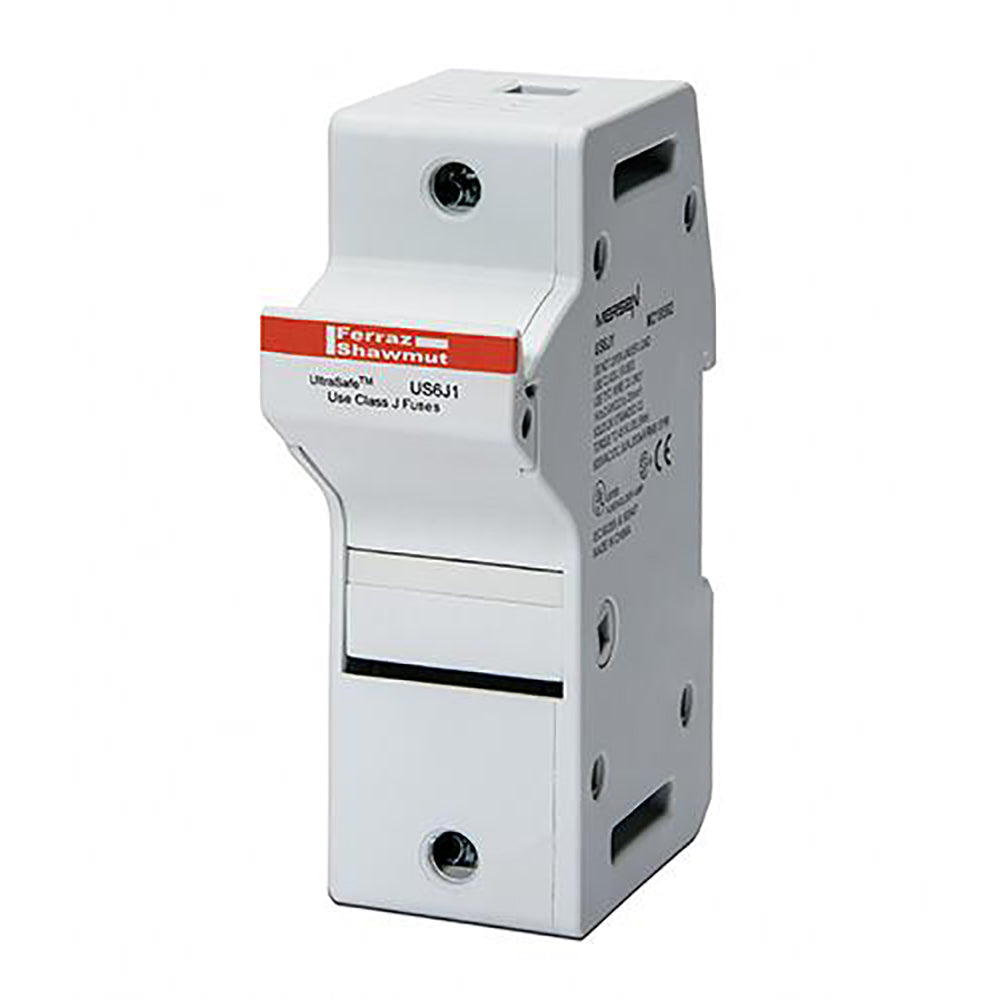 Mersen US6J1 Fuse Holders | 60A 600V AC/DC DIN Rail UltraSafe Series