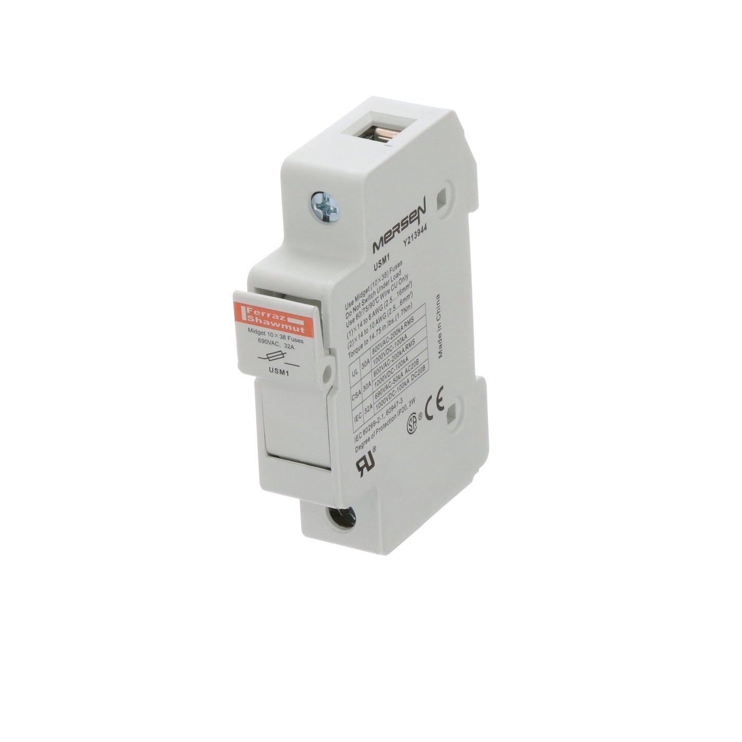 Ferraz Shawmut USM1 Fuse Block Ultrasafe USM