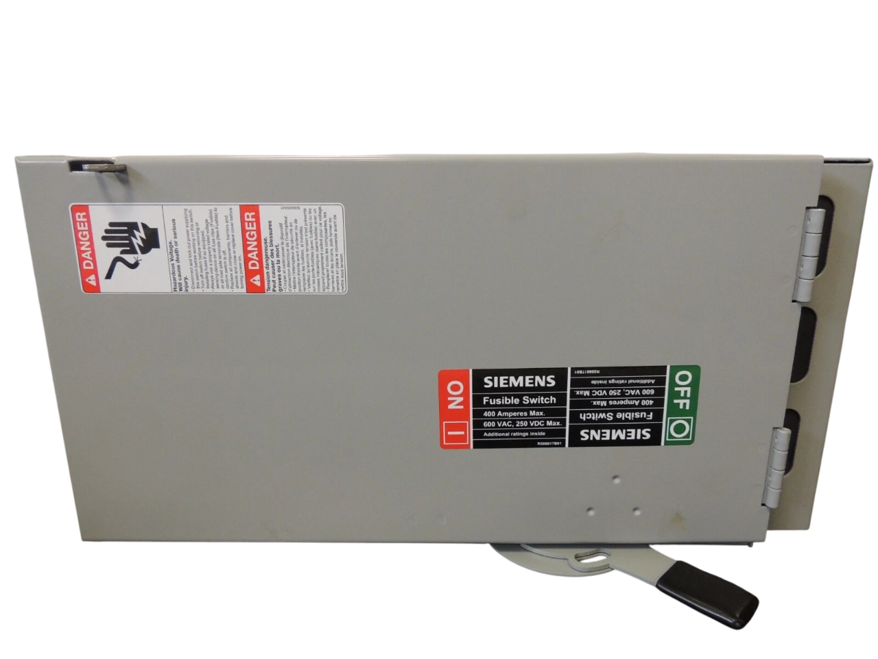Siemens V7F3605A Disconnect Switch | 600V 400A 3P 3PH Fusible Vacu-Break V7F