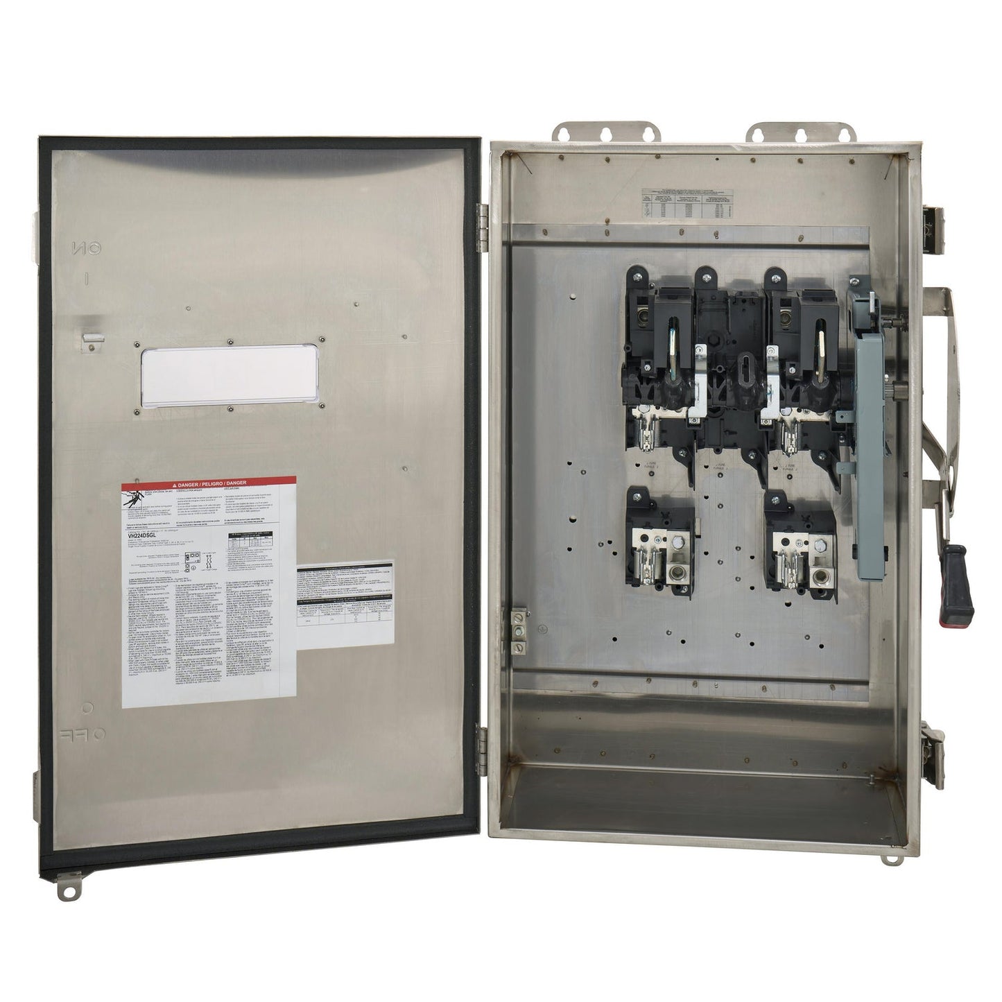 Square D VH224DSGL Disconnect Switch 240V 200A Fusible VH