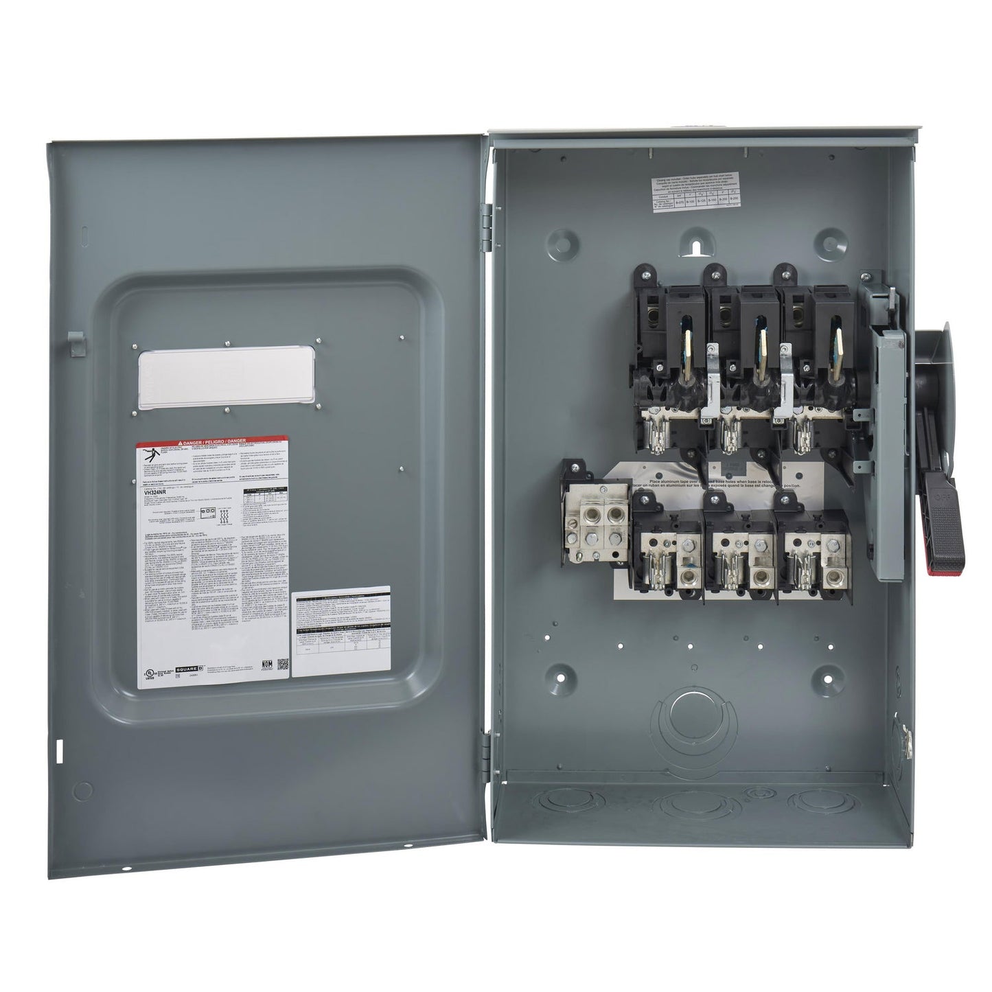 Square D VH324NR Disconnect | 240 ACV 200A Fusible Switch