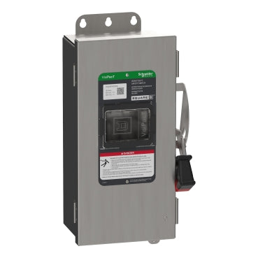 Square D VHU361NDSGL Disconnect Switch | 600V 30A 3P Non-Fusible NEMA 4X