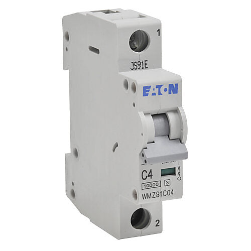 Cutler Hammer WMZS1C04 Circuit Breaker | 480V 4A 1P 10kA@277/480V Feed-Thru WMZS Series