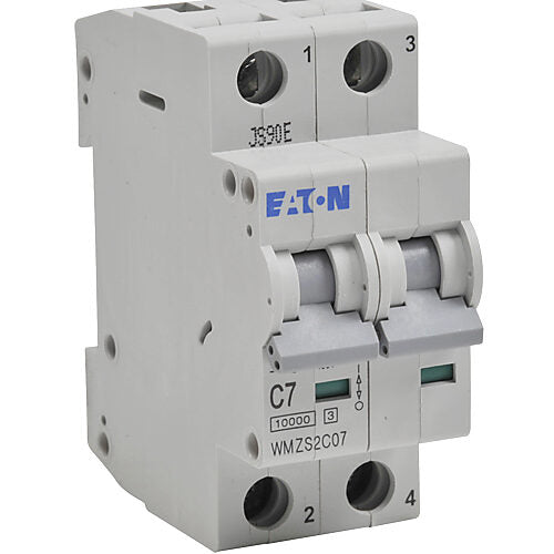 Eaton WMZS2C07 Circuit Breaker | 480V 7A 2P 10kA@277/480V Feed-Thru WMZS Series