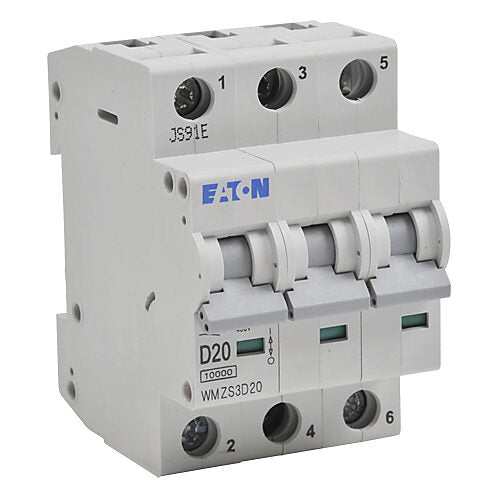 Cutler Hammer WMZS3D20 Circuit Breaker | 480V 20A 3P 10kA@277/480V Feed-Thru WMZS Series