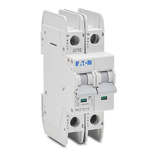 Eaton WMZT2D15 Circuit Breaker | 480V 15A 2 Pole 10kA@480V WMZ Series