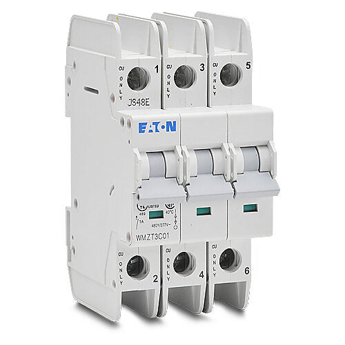 Eaton WMZT3C01 Circuit Breaker | 480V 1A 3 Pole 10kA@480V WMZ Series