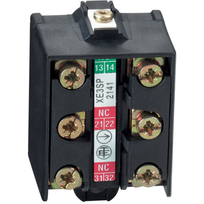 Telemecanique XESP2051 Limit Switch Contact Block 1-Pole 10A 600V C/O OsiSense XC
