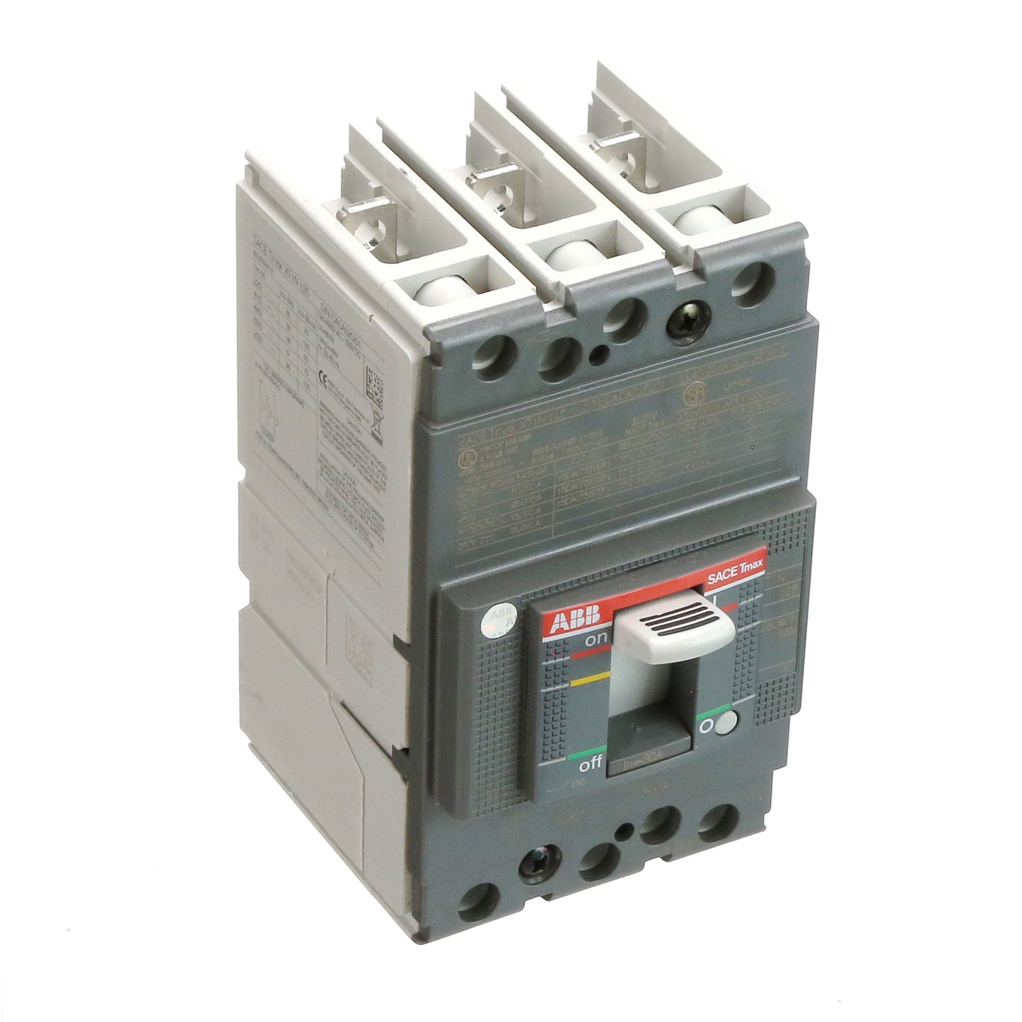 ABB XT1NU3030AFF000XXX Circuit Breaker | 600V 30A 3P 25kA@480V Bolt-On SACE Tmax XT