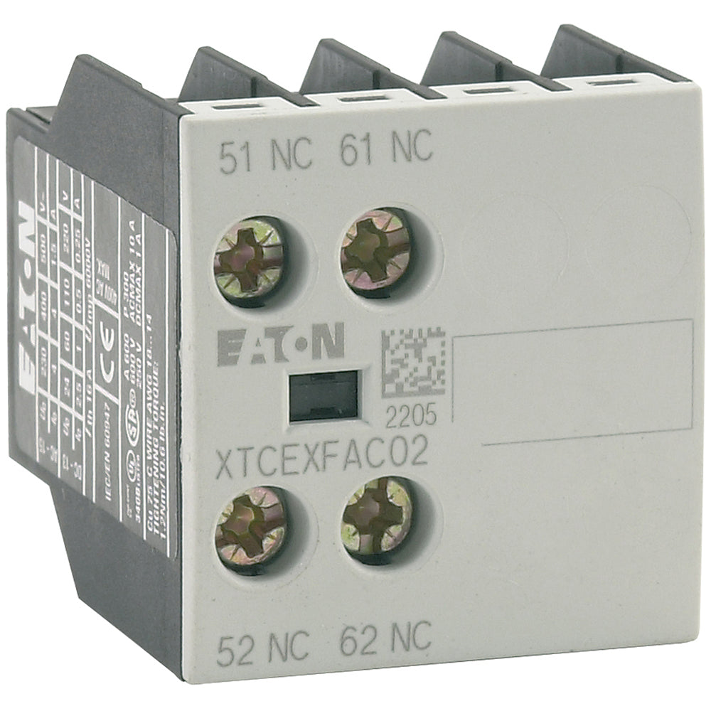 Cutler Hammer XTCEXFAC02 Motor Control | 2NC XT Series