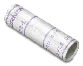 Burndy YS28LBOX Cu Compression Splice Connector 35kV 90°C 4/0 AWG Tin-Plated UL/CSA Hylink