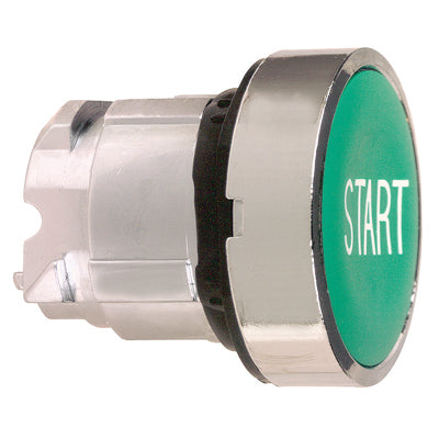 Square D ZB4BA333 Push button switch | 22mm Green START Harmony XB4