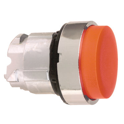 Square D ZB4BH4 Push Button Head | 22mm Red Metal Harmony XB4