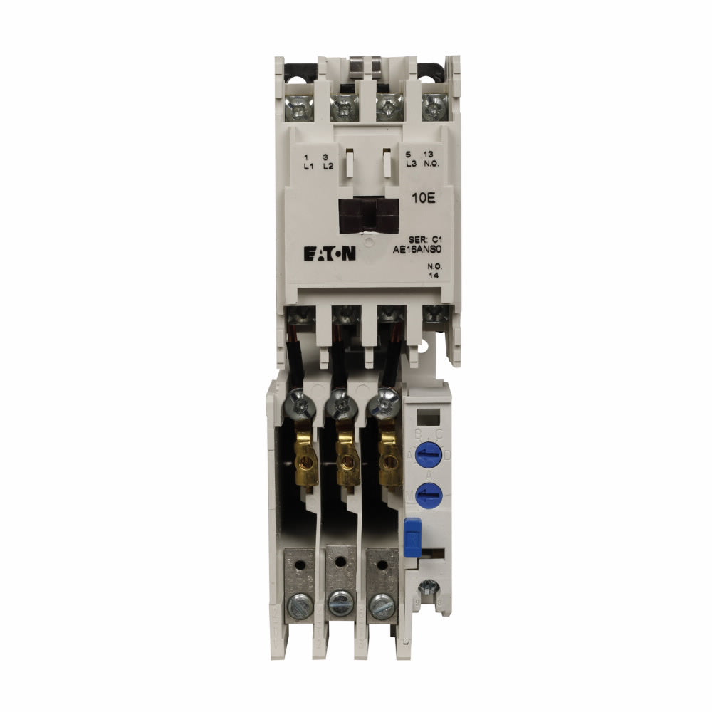 Cutler Hammer AE16BNS0AC Motor Starter 3 pole 3 phase 600V 10A 110V coil Freedom Series