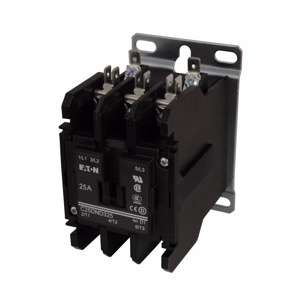 C25DNC330A Cutler Hammer C25 Series Contactor 3 pole 3 phase 600V 30A 120V coil - Essential Electric Supply