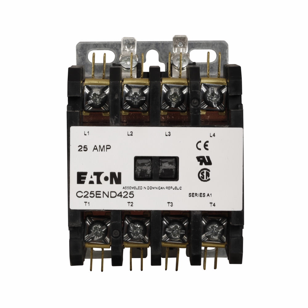 C25END425A Cutler Hammer C25 Series Contactor 600V 25A 120V Coil - Essential Electric Supply