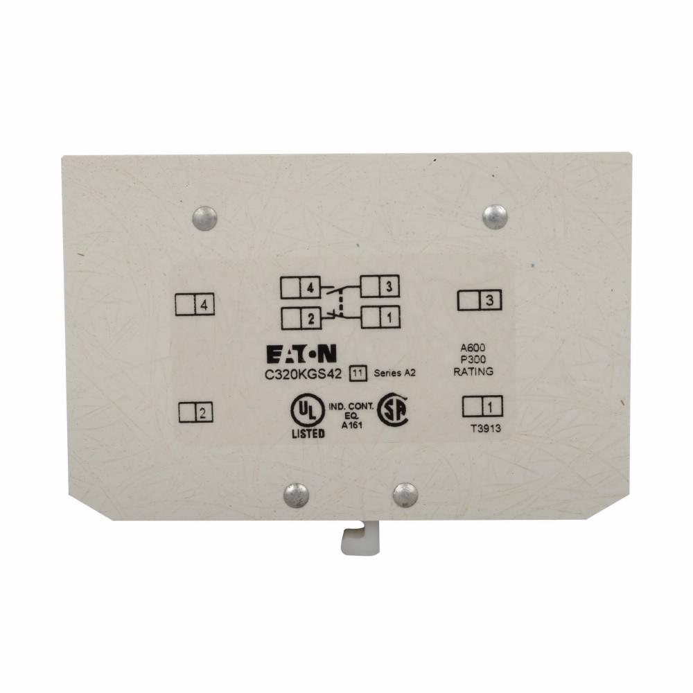 Cutler Hammer C320KGS42 Contactor And Motor Starter Auxiliary | 1NO/1NC Freedom Series