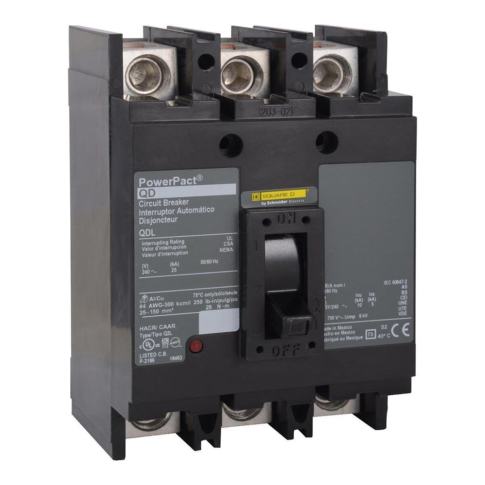 Square D QDL32110 Circuit Breaker | Powerpact QDL 240V 110A
