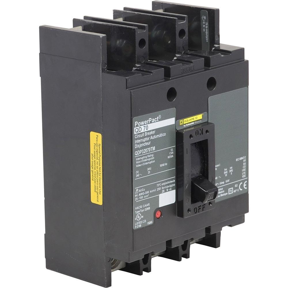 Square D QDP32070TM Circuit Breaker | Powerpact QDP 240V 70A