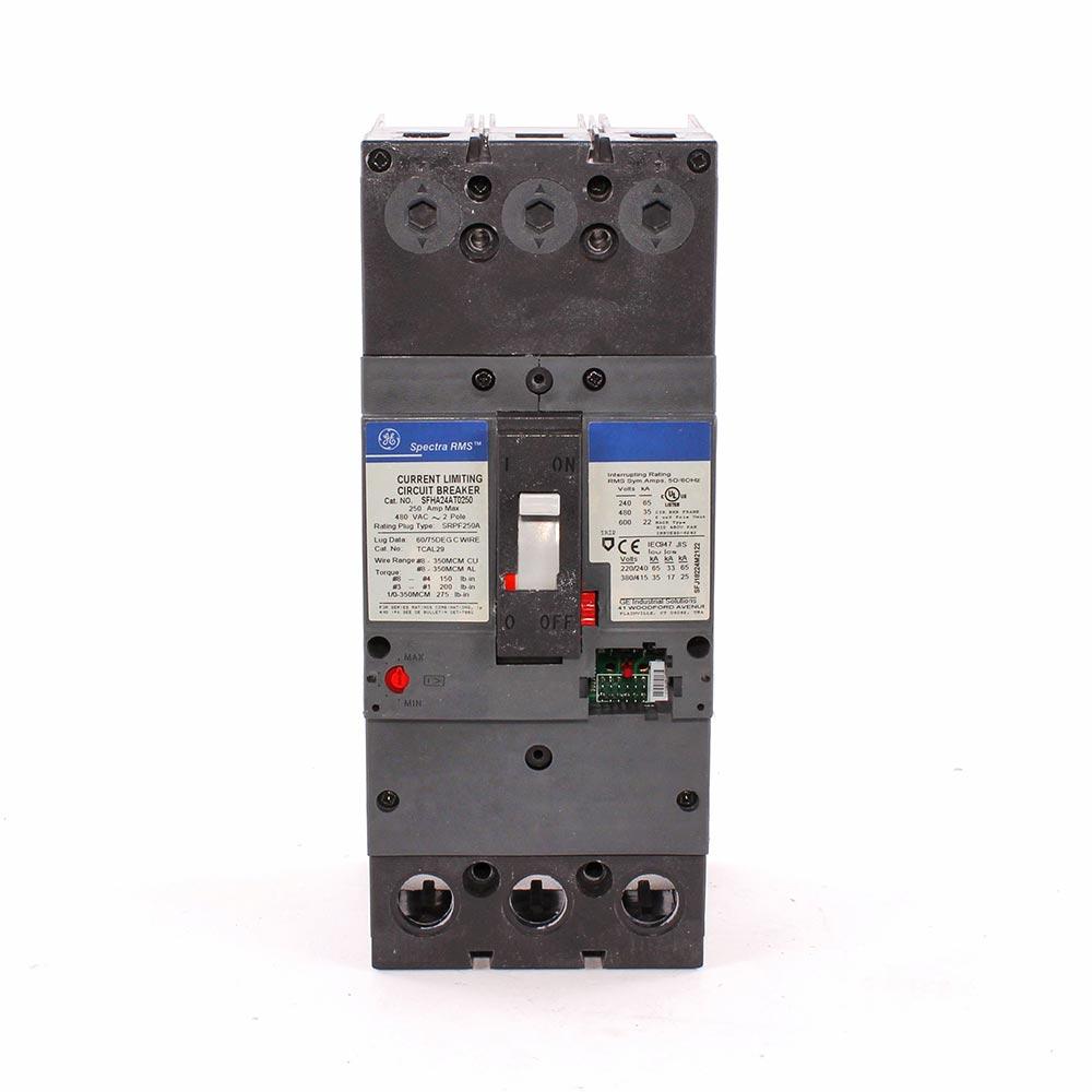 General Electric SFHA24AT0250 Circuit Breaker | 600V 250A 2P 35kA@480V Bolt-On Spectra Series