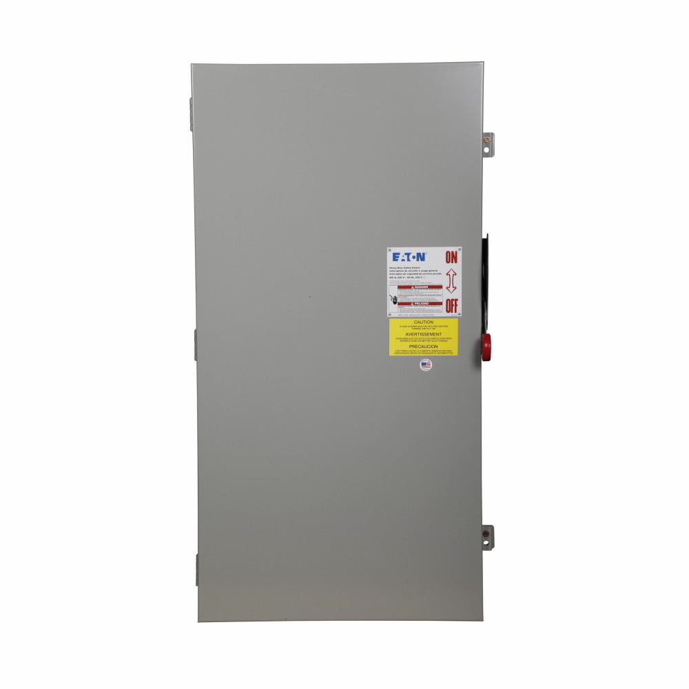 Cutler Hammer DH325NGK Disconnect Switch | 240V 400A 3P Fusible DH Series