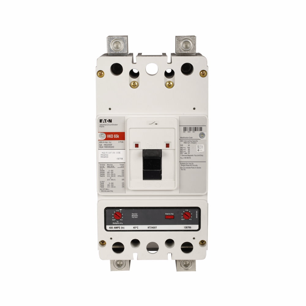 KDB2300 - Cutler Hammer/ Westinghouse/ Eaton Feed-Thru 300 Amp 2 Pole Circuit Breaker - Essential Electric Supply