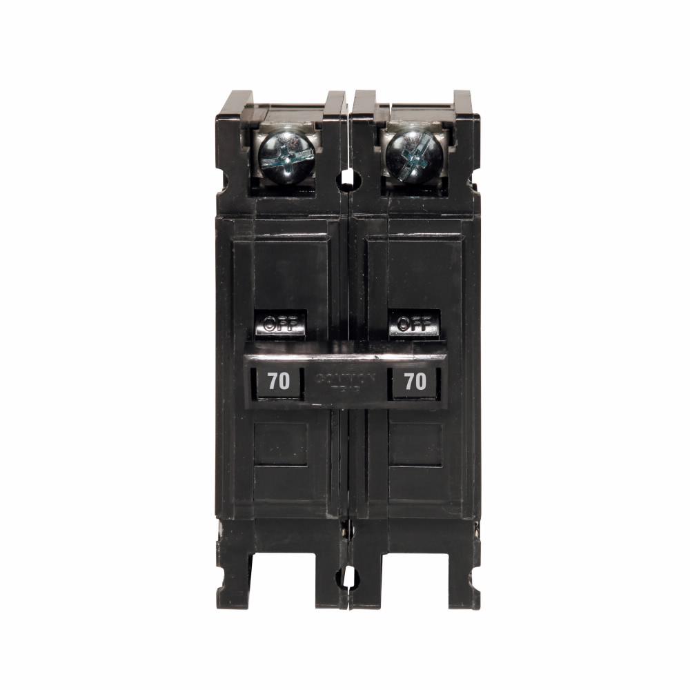 Cutler Hammer QC2070 Circuit Breaker | 240V 70A 2P 10kA@240V Feed-Thru QUICKLAG
