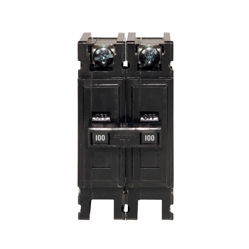 Cutler Hammer QC2100 Circuit Breaker | 240V 100A 2P 10kA@240V Feed-Thru QUICKLAG