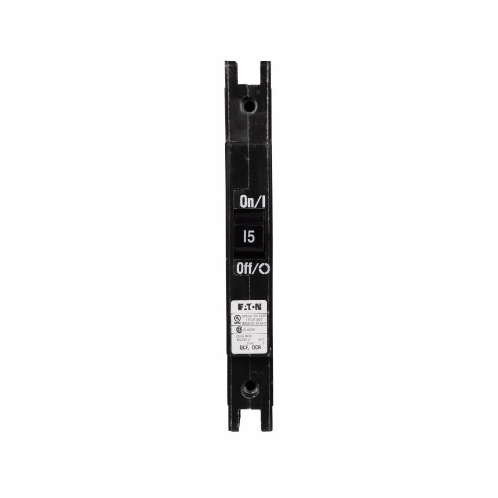Cutler Hammer QCF1015 Circuit Breaker | 240V 15A 1P 10kA@120V Feed-Thru QUICKLAG