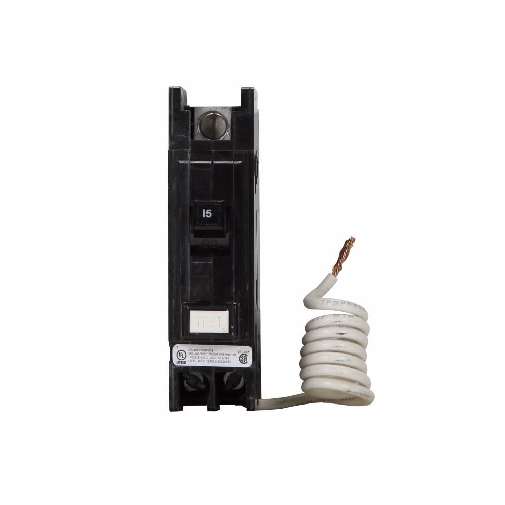 Cutler Hammer QCGFT1015 Circuit Breaker | QC Series QCGFT 120V 15A