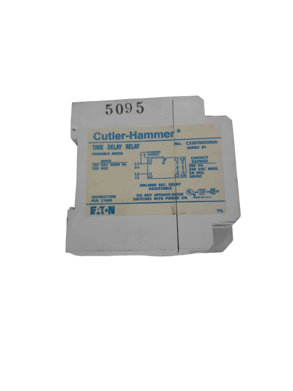 C320TM3000A Cutler Hammer Motor Contol Relay Relays - Essential Electric Supply