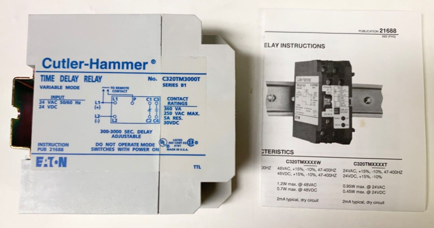 C320TM3000T Cutler Hammer Motor Contol Relays - Essential Electric Supply