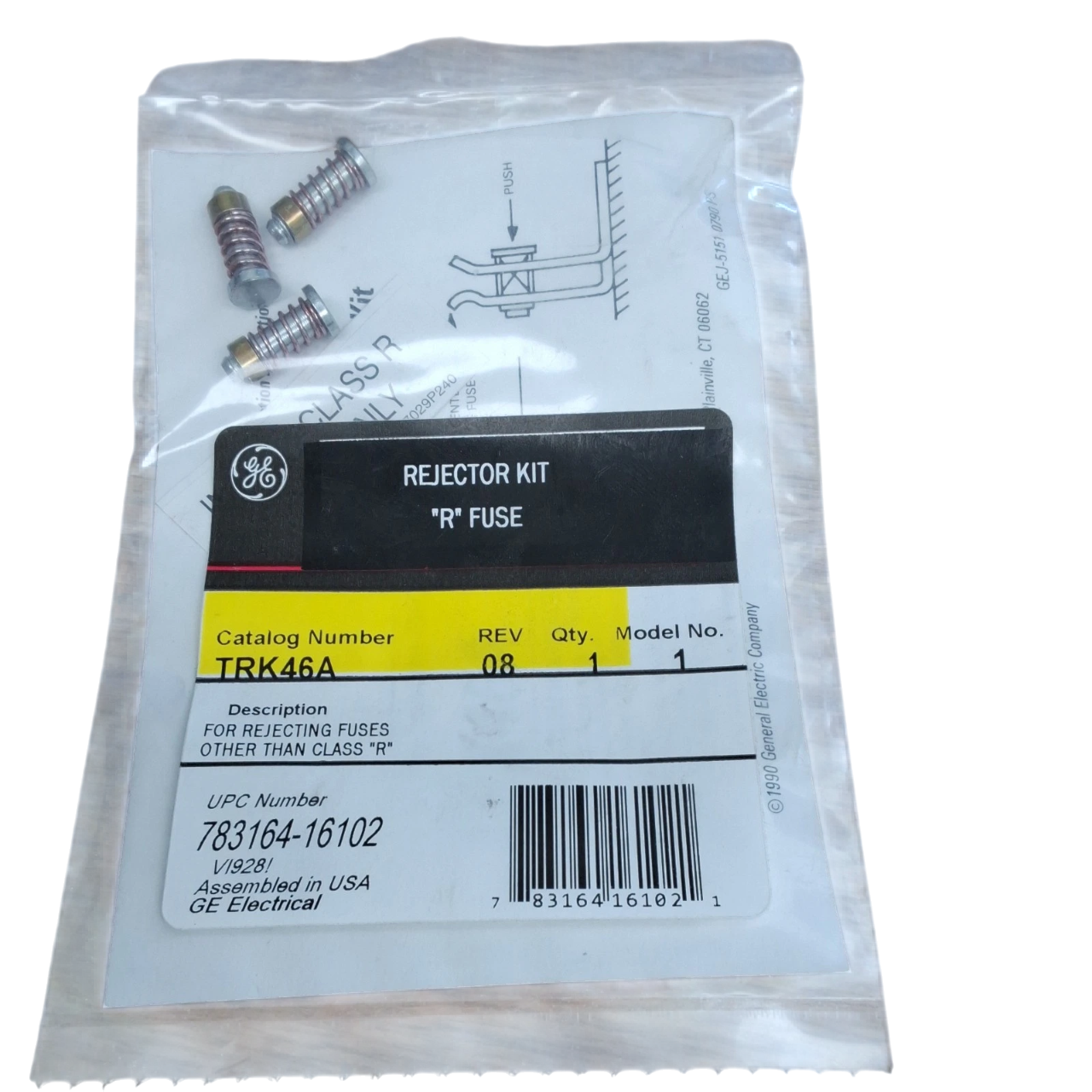 General Electric TRK46A Switch | TRK Type Disconnect Fuse Rejection Kit