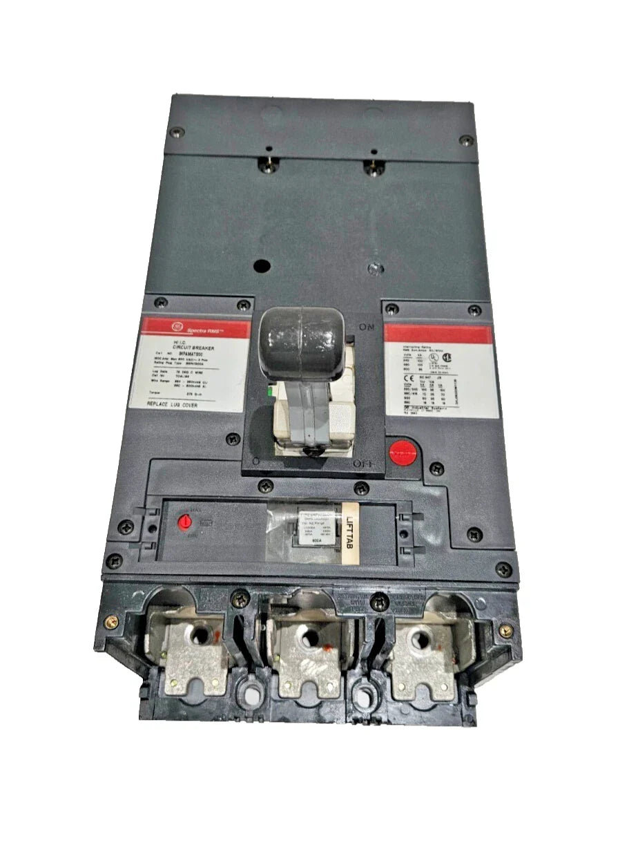 General Electric SKPA36AT8500C Circuit Breaker | 600V 500A 3P 100kA@480V Bolt-On Spectra Series
