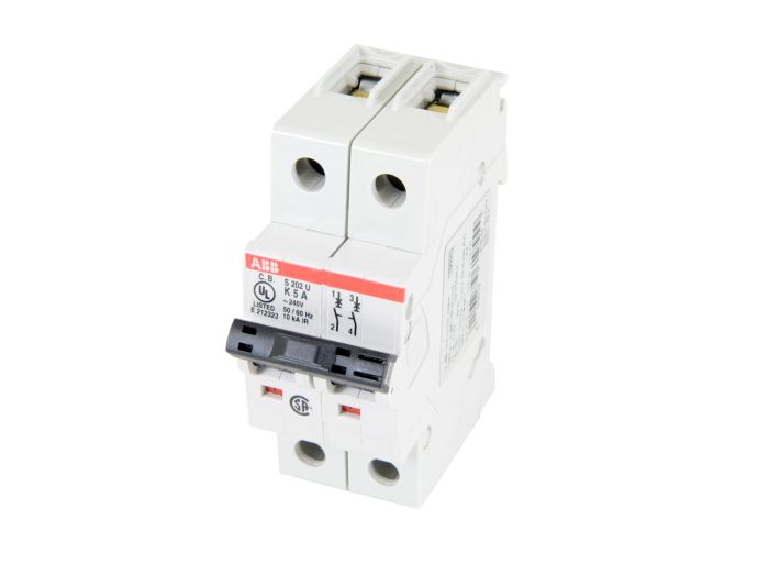 ABB S202U-K5 Circuit Breaker | 240V 5A 2P 10kA@240V Bolt-On S 200 U Series