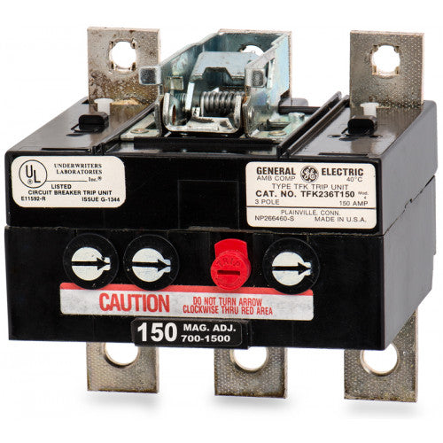 General Electric TFK236T150 Circuit Breaker | 150A 600V 3Pole LI Thermal Magnetic F225 Line