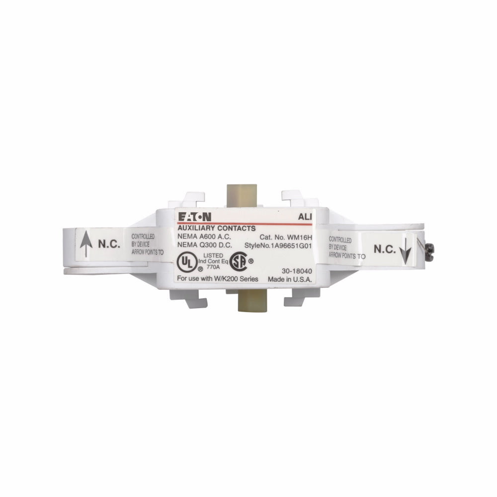 Cutler Hammer WM16H Motor Control Part And Accessory Mechanical Interlock Advantage Series